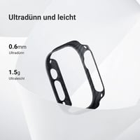 PITAKA ultravékony aramidszálas védőtok Apple Watch Ultra 2/Ultra 49mm-hez - fekete 3