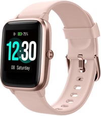 Okosóra Fitnesz Tracker: 1.3" HD Érintőkijelző, Pulzusmérő, IP68 Vízálló, Rózsaszín 1