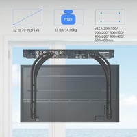 Suptek TV hangszóró tartó 32-70" képernyőhöz, 15 kg-ig - Használt 6
