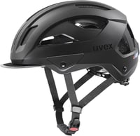 Uvex Stride Style Kerékpáros Bukósisak - Egyéni Méretbeállítás, Német Minőség, Hardshell Technológia, 53-56 cm, Fekete Matt, Unisex 1