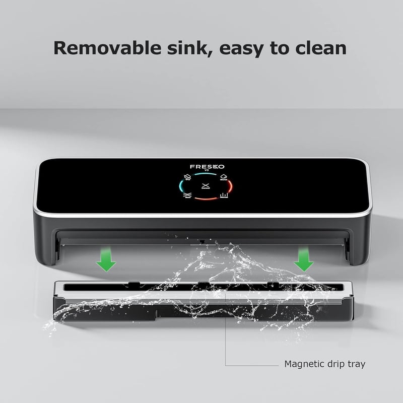 Fresko automata vákuumfóliázó gép sous vide főzéshez, 10 zacskóval