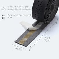 Omotávka na riadidlá BBB Cycling SpeedRibbon BHT-12 - čierna - 200x3 cm 4