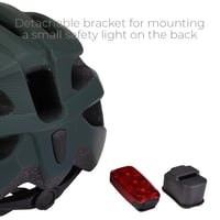 Cască de ciclism BBB Dune 2.0 BHE-22T cu cozoroc detașabil și husă, verde măsliniu mat, mărimea M (53-58 cm) 6