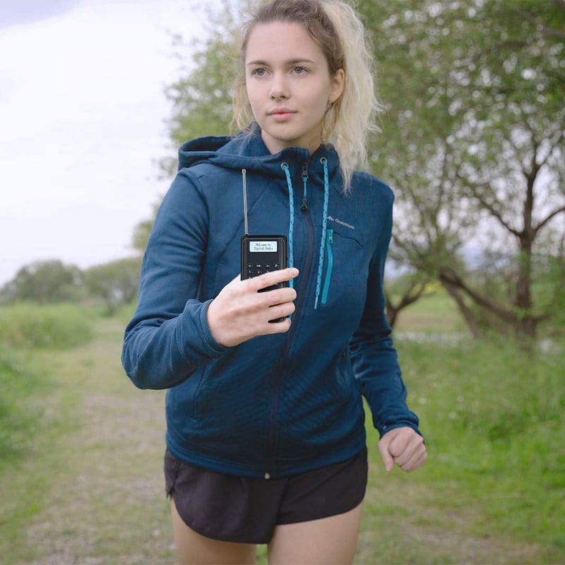 Raddy RD23 Hordozható DAB+ Digitális Rádió Bluetooth-szal, Fekete