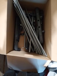 Amazon Basics sklopivo sušilo za rublje s 4 razine i krilima, srebrno, 126x64x173 cm, nosivost 24 kg, s kotačima, rabljeno 2