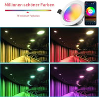 Philips Hue RGBW okos LED spotlámpa szett, beépíthető, Bluetooth 5