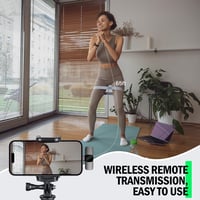 BYbrutek 3 az 1-ben Vezeték Nélküli Csíptetős Mikrofon iPhone/Android/PC Eszközökhöz - Mini Mikrofon Videófelvételhez, 25m Hatótáv 7