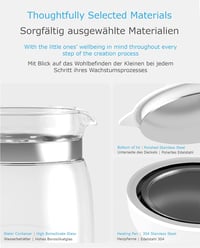 ÜneeQbaby Intelligens Bébiételmelegítő és Készítő Gép Cumisüveghez 5
