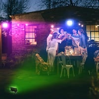 Tubiaz 20W RGB LED reflektor szett, távirányítós, vízálló, kültéri, 4 darabos 8
