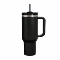 Stanley Quencher H2.0 Flowstate termo boca sa slamkom, crna, 1,2 L, Core - rabljeno, unutrašnjost s naslagama kamenca (stanje: vidi 2. sliku) 1