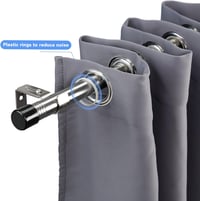 Ezüst függönyrúd szett 345 cm - INFLATION beltéri és kültéri használatra 5