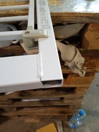 Poartă de siguranță Safety 1st SecureTech, fără găurire, albă - 73-80 cm (poartă de bază — lipsesc 4 inserții de fixare (stare: vezi a 2-a imagine) 5