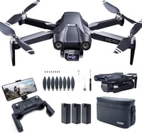 CHUBORY X10 PRO GPS Drón 4K UHD Kamerával, 90 Perc Repülési Idő, 1000m Hatótáv, Automatikus Visszatérés, Követő Mód, Kefe Nélküli Motor, Kez 1