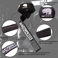 BBGuards Súlyemelő Öv, Emelő Szíjak és Csuklótámasz Szett Edzéshez 4