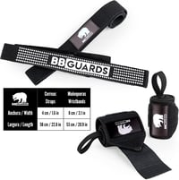 BBGuards Súlyemelő Öv, Emelő Szíjak és Csuklótámasz Szett Edzéshez 3