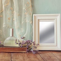 BBTO 9 darabos öntapadós tükörlap szett, 15x15 cm-es flexibilis műanyag tükör faldekoráció 9