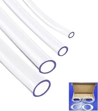 BBYPP Átlátszó Tömlő Szett 2-5mm, 12m Benzin Víz Olaj Szállítás 1