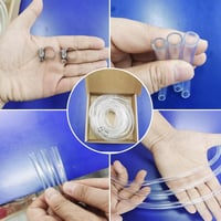 BBYPP Átlátszó Tömlő Szett 6-8mm, 9m Benzin Víz Olaj Szállítás 3