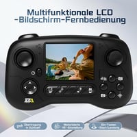 Toladrone TD31LCD Drón Beépített LCD Kijelzős Távirányítóval, Kamerával, Kefenélküli Motorokkal, Valós Idejű FPV Képátvitellel, Összecsukhat 2