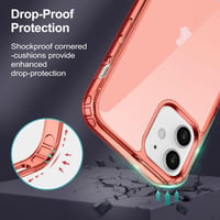 Apple iPhone 12 Mini Rózsaarany Áttetsző Szilikon Tok Állvánnyal 6