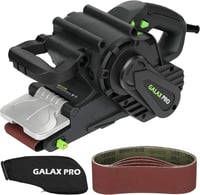 GALAX PRO S1T-SW19-76A Szalagcsiszoló 1010W, 6 Sebességfokozattal, Porszívó Csatlakozással, 533x76mm Csiszolófelülettel, Porzsákkal, Faanyag 1