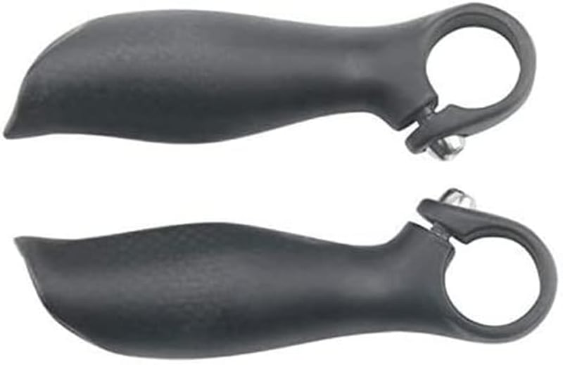 Alfa Pasca karbon kormányvég MTB kerékpárhoz - ergonomikus, 22.2 mm, 3K matt