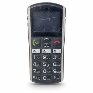Emporia Simplicity crni mobitel s tipkama za starije osobe - jako korišteno — Jako korišteno, ogrebano, prljavo (stanje: vidi 2. sliku)