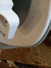 Scaun de birou ergonomic TRALT cu tetieră reglabilă, capacitate de 150 kg — uzură, pete și pernă de șezut ruptă (stare: vezi a 2-a imagine) 5