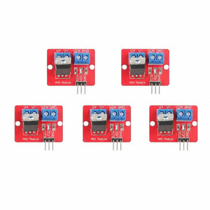 Modul driver MOSFET IRF520 PWM pentru reglarea luminozității 0-24V, set parțial de 6 bucăți pentru controler MCU ARM