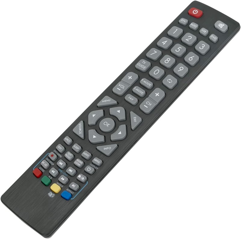 ALLIMITY SHW-RMC-0103 Távirányító Sharp Aquos Smart TV-hez - Kompatibilis LC-22/24/32/40/43/48 Modellekkel, Programozás Nélküli Használat, 1