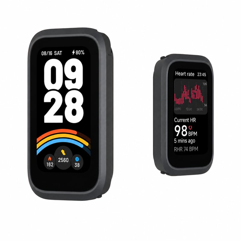 Xiaomi Smart Band 9 Active inteligentný náramok zelený, s USB nabíjacím káblom, bez remienka, 37 — Remienok nie je súčasťou balenia (stav: pozri 2. obrázok)