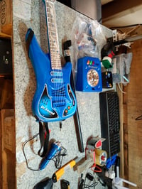Reig 843 Dr. Sound 6 húros játék gitár szett mikrofonnal és — hibás, részben működik: nem reagál semmire (állapot: lásd a 2. képet) 2