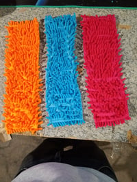 Rezervă mop din microfibră chenille Fyrdm, husă de schimb, multicolor, 40x10 cm, 3 bucăți (fără verde și mov) 5