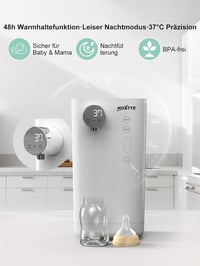 BootyBay Intelligens Cumisüveg Készítő - 20 Másodperces Tápszer Elkészítés, 1.5L Víztartály, BPA-mentes, Csendes Működés, 16 cm-ig Állítható 9