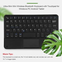 VBESTLIFE 7 colos ultravékony Bluetooth billentyűzet érintőpaddal, Android és Windows tabletekhez 9