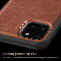 Samsung Galaxy A22 Retro Barna Bőrhatású Tok - Könnyű és Ütésálló 5