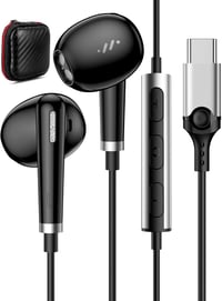 USB-C fülhallgató mikrofonnal iPhone, Samsung, Xiaomi és más okostelefonokhoz - HiFi sztereó 1