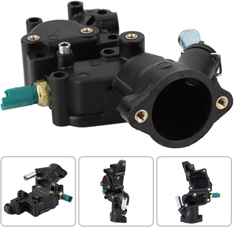 Citroen Berlingo C2 C3 Termosztát Ház Vízhűtő Szenzorral 9654775080