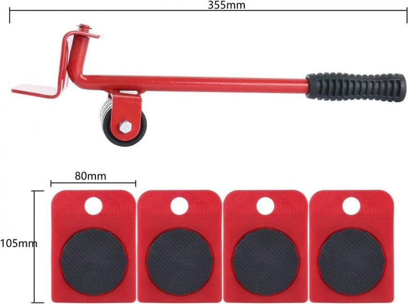 DasMarine 360°-os Bútor Emelő Készlet 150kg Teherbírással - Újracsomagolt