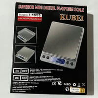 KUBEI digitális konyhai mérleg, USB töltés, 3kg/0.1g, rozsdamentes acél 10