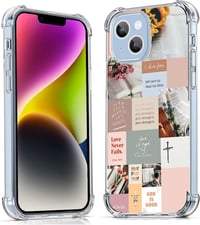 Apple iPhone 14 Szilikon Tok Bibliai Idézetekkel 1