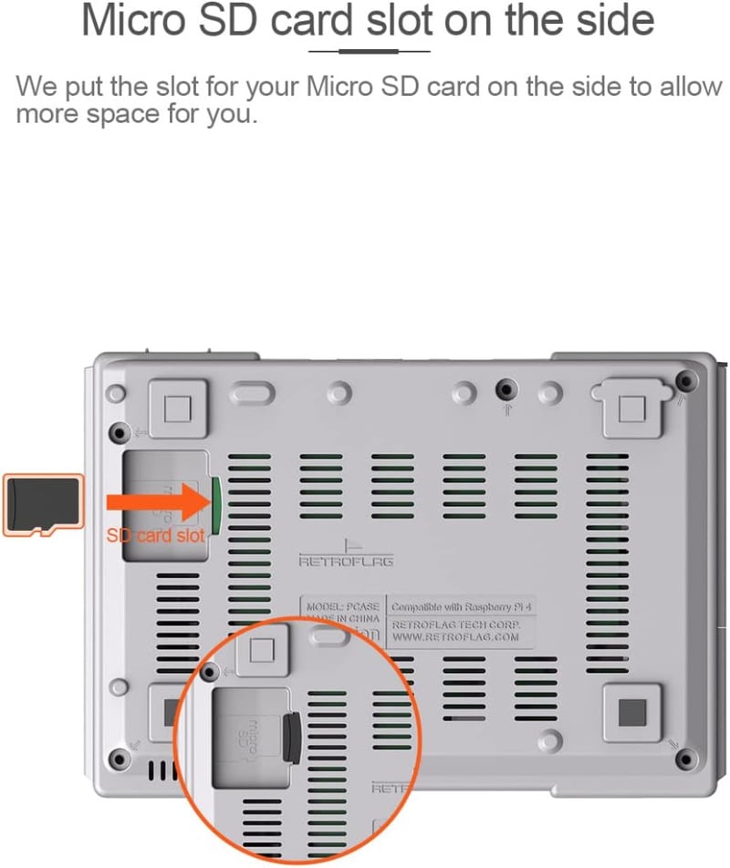 RETROFLAG PiStation Raspberry Pi 4 ház hűtőventilátor HDMI kábellel