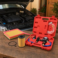 Servisni paket za osvježenje motora: 1x zračni filter + 1x uljni filter s brtvom + 1x tester rashladnog sustava 1