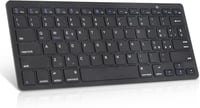 FOGARI Vezeték Nélküli Bluetooth Billentyűzet - Ultravékony, Hordozható, Kompatibilis iPad, Android, Windows, MacOS Eszközökkel, Fekete 1