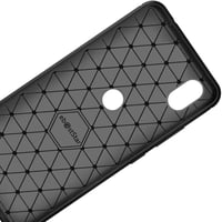Wiko View 2 Karbon Mintás Fekete TPU Tok + Üvegfólia 3