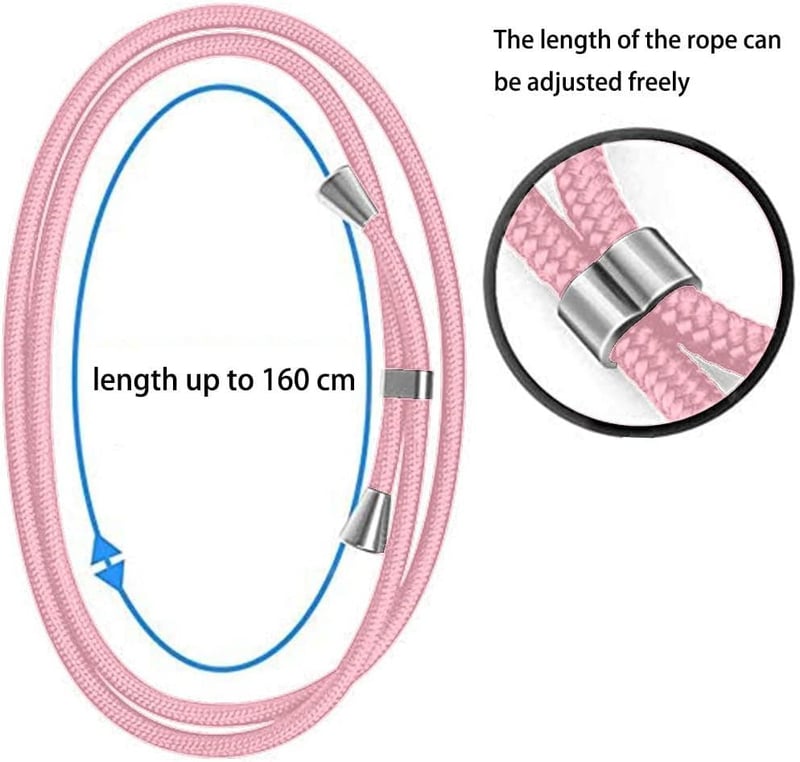 Xiaomi Poco F4 GT Átlátszó Szilikon Tok Rózsaszín Zsinórral és Fóliával