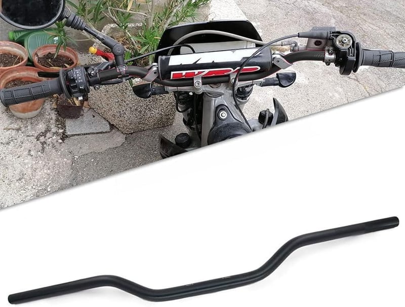 Univerzális 22mm-es fekete motorkerékpár kormány - ATV, Quad, Motocross