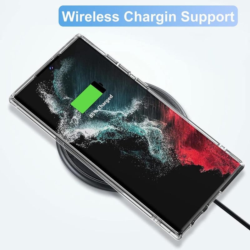 Samsung S22 Átlátszó Ütésálló Tok - Ultravékony TPU Szilikon Védőburkolat