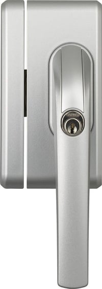 ABUS FO400A Ablak Kilincs Zár, Ezüst Alumínium-Műanyag Biztonsági Zár Riasztóval, 2 Kulccsal, Betörésvédelem Otthonába 1