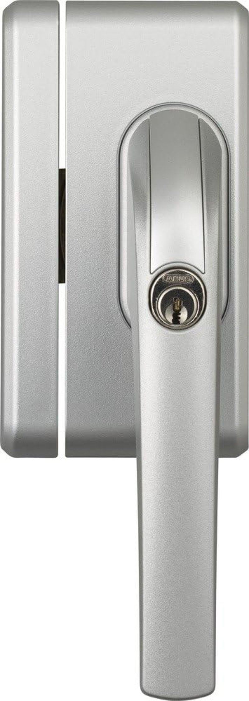 ABUS FO400A Ablak Kilincs Zár, Ezüst Alumínium-Műanyag Biztonsági Zár Riasztóval, 2 Kulccsal, Betörésvédelem Otthonába